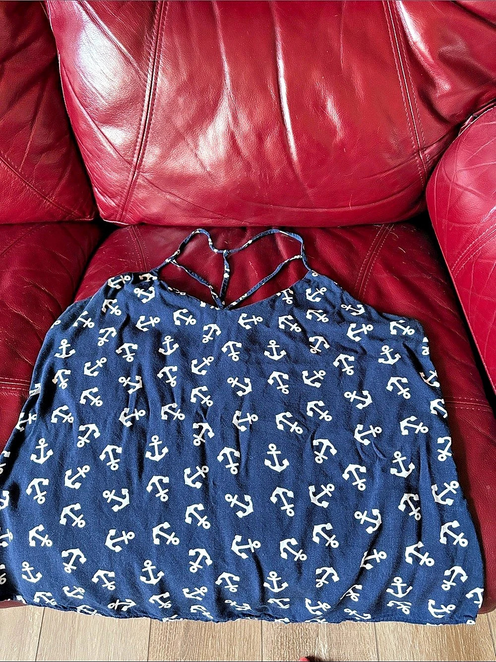 Old Navy Anchor Print Tank Top Size XXXL